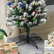 6&#039; Artificial Prelit Christmas Trees Holiday Décor with Colourful LED Lights, Flocked Tips, Berry, Pine Cone