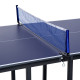 6ft 182cm Mini Table Tennis Table Folding Ping Pong Table with Net Multi-Use Table for Indoor Outdoor Game, Blue