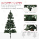 6ft LED Pre-Lit Artificial Christmas Tree, with Base