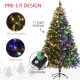 6ft LED Pre-Lit Artificial Christmas Tree, with Base