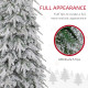 6ft Snow-Covered Unlit Artificial Christmas Tree