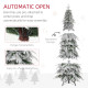 6ft Snow-Covered Unlit Artificial Christmas Tree