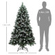 6ft Snow-Dipped Artificial Pine Christmas Tree