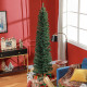 7ft Artificial Bare Pencil Christmas Tree - Green