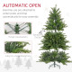 7ft Bare Artificial Christmas Tree, with 2445 Tips - Green