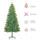 7FT Indoor Christmas Tree Artificial Decoration Xmas Gift with Metal Stand Branch Tips