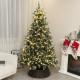 7ft LED Pre-Lit Artificial Christmas Tree, with Base