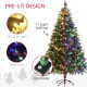 7ft LED Pre-Lit Artificial Christmas Tree, with Base