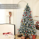 7ft Snow-Dipped Artificial Pine Christmas Tree