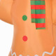 8ft Christmas Inflatable Gingerbread Man, Lighted Blow Up Yard Decor Indoor Outdoor Garden Lawn Party Prop