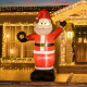 8ft Inflatable Christmas Santa Claus Xmas Decoration with LED Holiday Air Blown Yard Outdoor Décor