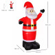 8ft Inflatable Christmas Santa Claus Xmas Decoration with LED Holiday Air Blown Yard Outdoor Décor