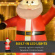 8ft Inflatable Christmas Santa Claus Xmas Decoration with LED Holiday Air Blown Yard Outdoor Décor