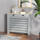 95.5H x 111Wcm Radiator Cover, with Drawer - Grey