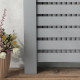 95.5H x 111Wcm Radiator Cover, with Drawer - Grey