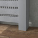 95.5H x 78Wcm Radiator Cover, with Drawer - Grey