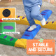 AIYAPLAY 12PCs Kids Balance Beam Stepping Stones w/ Non-Slip Foot Pads