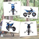 AIYAPLAY 12V Kids Electric Motorbike, Kids Electric Ride on Motorcycle w/ Twist Grip Throttle, Training Wheels - Blue