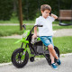 AIYAPLAY 12V Kids Electric Motorbike, Kids Electric Ride on Motorcycle w/ Twist Grip Throttle, Training Wheels - Green