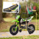 AIYAPLAY 12V Kids Electric Motorbike, Kids Electric Ride on Motorcycle w/ Twist Grip Throttle, Training Wheels - Green