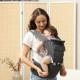 AIYAPLAY 6-in-1 Baby Carrier for Newborns-Toddlers, with Removable Seat, for Ages 0-36 Months, Up to 15kg, Grey