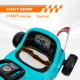 AIYAPLAY 6V Electric Go Kart for Kids with Music, Light, Horn, for 3-5 Years, Blue