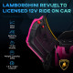 AIYAPLAY Lamborghini Revuelto Licensed 12V Ride on Car w/ Butterfly Doors, Transport Wheels, Suspension, Remote Control, Pink