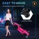 AIYAPLAY Lamborghini Revuelto Licensed 12V Ride on Car w/ Butterfly Doors, Transport Wheels, Suspension, Remote Control, Pink