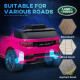 AIYAPLAY Land Rover Discovery Sport Licensed 12V Kids Ride on Car w/ Remote Control, Lights Music Horn, for 3-6 Years Pink