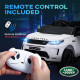 AIYAPLAY Land Rover Discovery Sport Licensed 12V Kids Ride on Car w/ Remote Control, Lights Music Horn, for 3-6 Years White