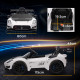 AIYAPLAY Maserati GT2 Licensed 12V Kids Electric Ride on Car with 4 Suspension, Remote Control Music Horn Lights - White