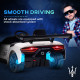 AIYAPLAY Maserati GT2 Licensed 12V Kids Electric Ride on Car with 4 Suspension, Remote Control Music Horn Lights - White