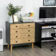 Chest of Drawers, 5 Drawer Storage Cabinet Sideboards with Metal Handles Freestanding Dresser for Bedroom, Living Room