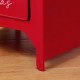 Christmas Post Box, Letters for Santa Mailbox, Freestanding or Wall Mounted Postbox, Indoor Christmas Decoration, Red