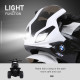 Electric Kids Ride on BMW Motorbike W/Headlights and Music, 6 V-Black