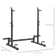 Multifunction Barbell Squat Rack Stand Heavy-Duty Strength Training Dumbbell Rack Adjustable Height Weight Lifting Bench Press D