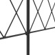 Outsunny 3m Decorative Metal Garden Fence - Diamond and Swirl Pattern