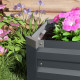 Outsunny 60 x 240cm Galvanised Steel Planter, with Open Bottom