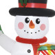 Outsunny 6ft Inflatable Christmas Snowman, with Accessories