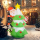 Outsunny 8ft Inflatable Xmas Tree and Friends Decoration