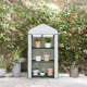 Outsunny Three-Tier Mini Greenhouse - White