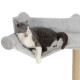 PawHut 4 Piece Cat Shelves w/ Scratching Post, Steps, Jumping Platform, Ladder, Toy Balls, for Indoor Cats, Light Grey