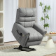 Power Lift Chair for Elderly, Electric Recliner Armchair with Massage and Heat, Type C and USB Ports, Fabric Riser and Reclining