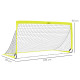 Set of 2 Football Goal Net 6 x 3 ft Foldable Outdoor Sport Training Teens Adults Football with Carrying Bag Yellow