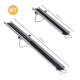 Set of Two 244cm Three-Level Aluminium Wheelchair Ramps