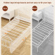 Single Minimalistic Metal Bed Frame - White