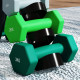 SPORTNOW Dumbbells Set with Carry Storage Rack, Set of 6 Weights for Home Gym Kettlebell Training Weight Lifting Exercise, 2 x 1