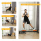 SPORTNOW Flat or Incline Home Gym Equipment, Reformer Pilates Machine, Abs Machine, Power, with Adjustable Push Up Bar