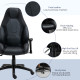 Vinsetto Racing Gaming Chair, Mesh &amp; Faux Leather Computer Chair with High Back, Swivel Wheels, Adjustable Height and Armrest, B