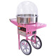 KuKoo Candy Floss Machine with Cart &amp; Protective Dome